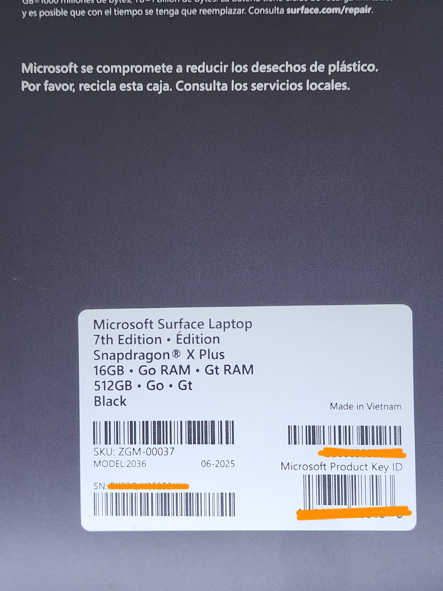 BRANDNEW UNIT | Microsoft Surface Laptop 13.8 (7th gen).