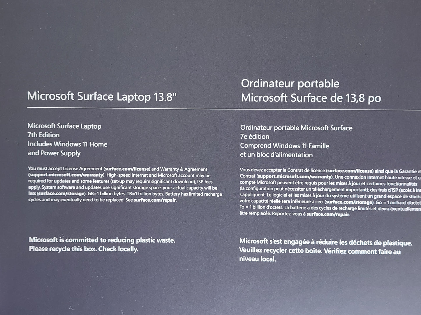 BRANDNEW UNIT | Microsoft Surface Laptop 13.8 (7th gen).